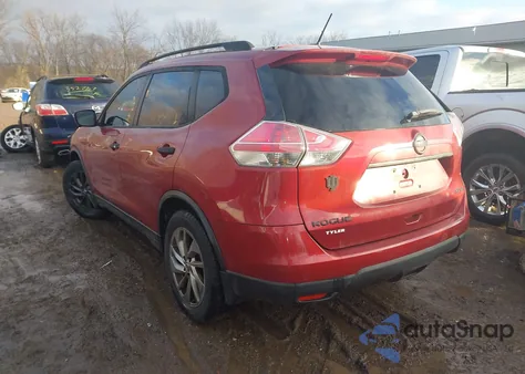 2015 Nissan Rogue Sl z USA, uszkodzony, nr VIN 5N1AT2MV5FC899454